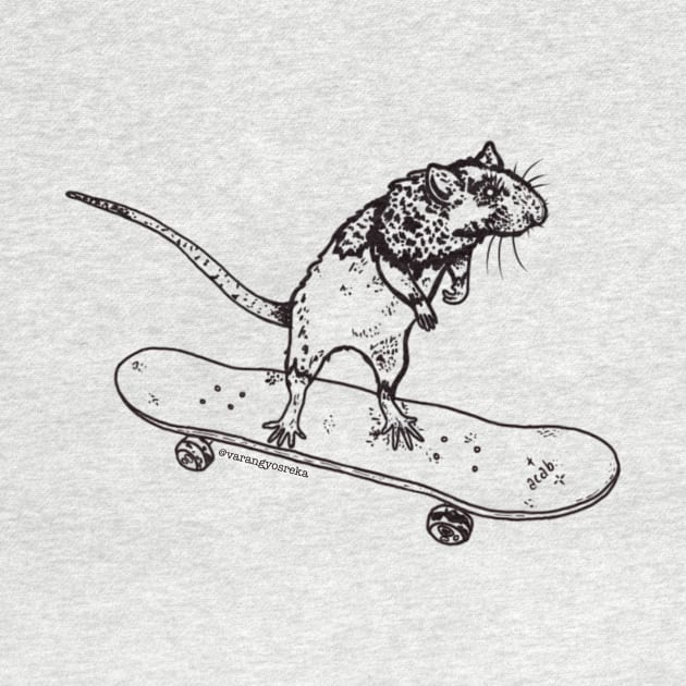 skater rat by varangyosreka